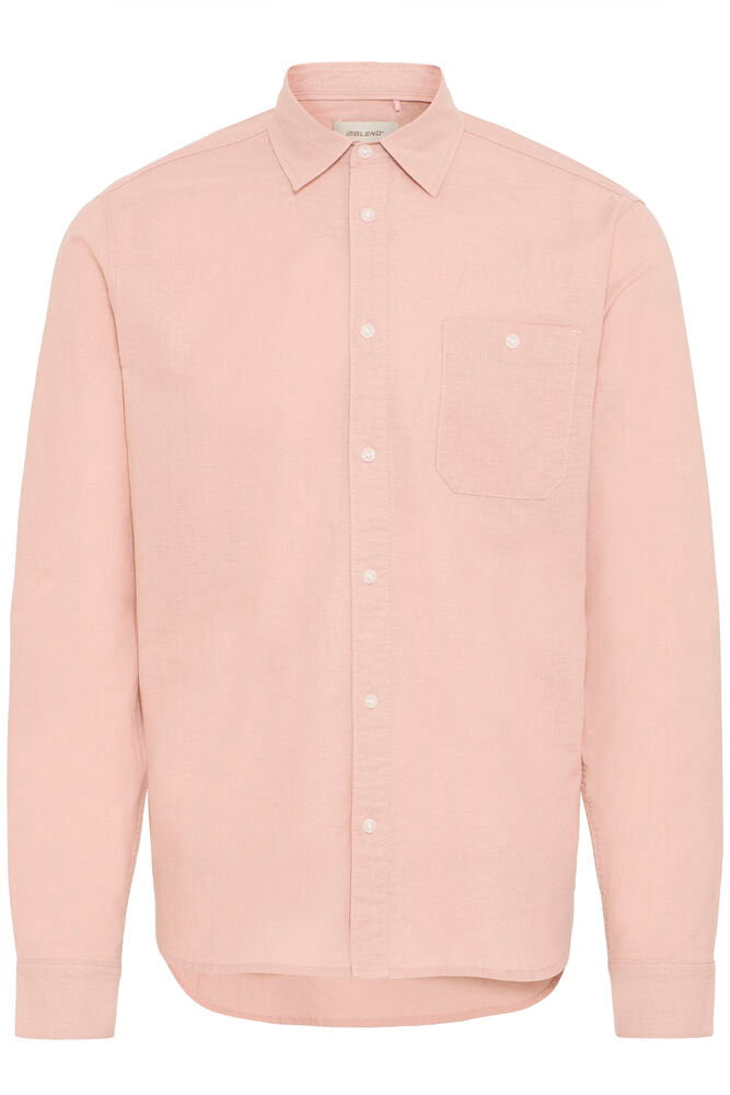 Ανδρικό Misty Rose Λινό Πουκάμισο BLEND - BHBAY Linen LS Shirt