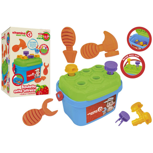 Vitamina G Βρεφικό Παιχνίδι Δεξιοτήτων με Σφυρί και Βίδες