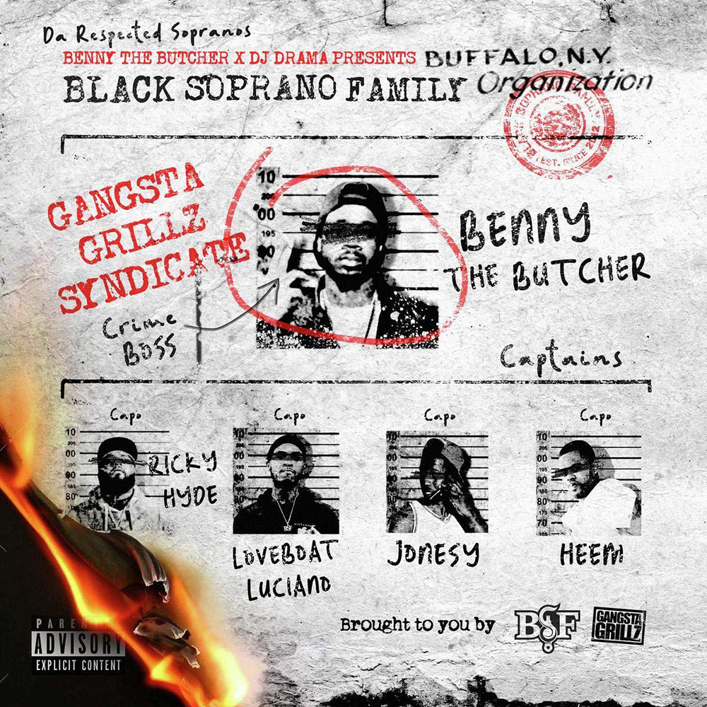 Black Soprano Family Organization (Red Vinyl)