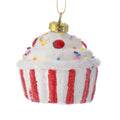 Πολύχρωμο Αφρολέξ Κρεμαστό Στολίδι Cupcake 7x7x7εκ.