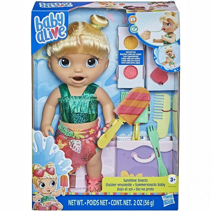 Baby Alive Sunshine Snacks Ξανθιά Κούκλα