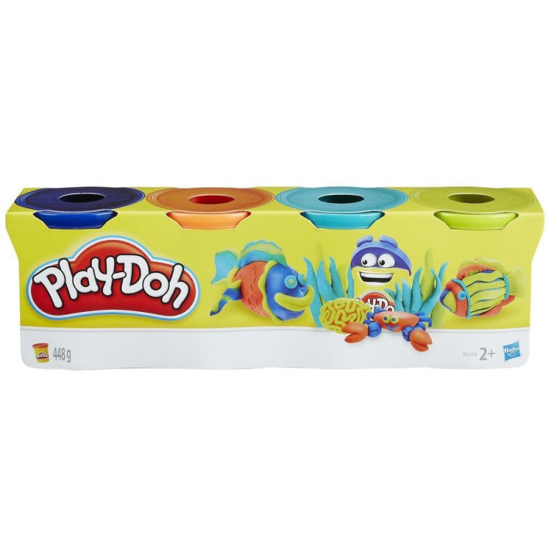 Play-Doh Classic Color 4 Βαζάκια – 3 Σχέδια