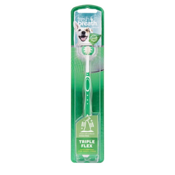 Tropiclean Οδοντόβουρτσα Triple Flex Small