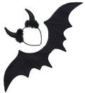 Black Devil Σετ Φτερά και Στέκα με Κέρατα