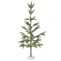 Πράσινο Δέντρο σε Λευκή Ξύλινη Βάση 85εκ.