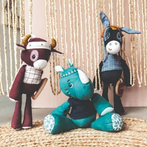Lilliputiens Υφασμάτινη μουσική αγελαδίτσα Rosalie LΙ83230