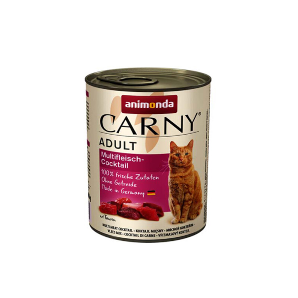 ANIMONDA CARNY Adult Βοδινό, Κοτόπουλο & Κυνήγι 800gr