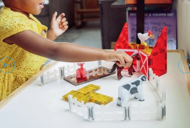 Magna-Tiles  Μαγνητικό Παιχνίδι Κατασκευών Farm Animals 25τμχ. για 3+ 22125