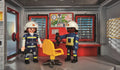 Playmobil Αρχηγείο Και Όχημα Πυροσβεστικής
