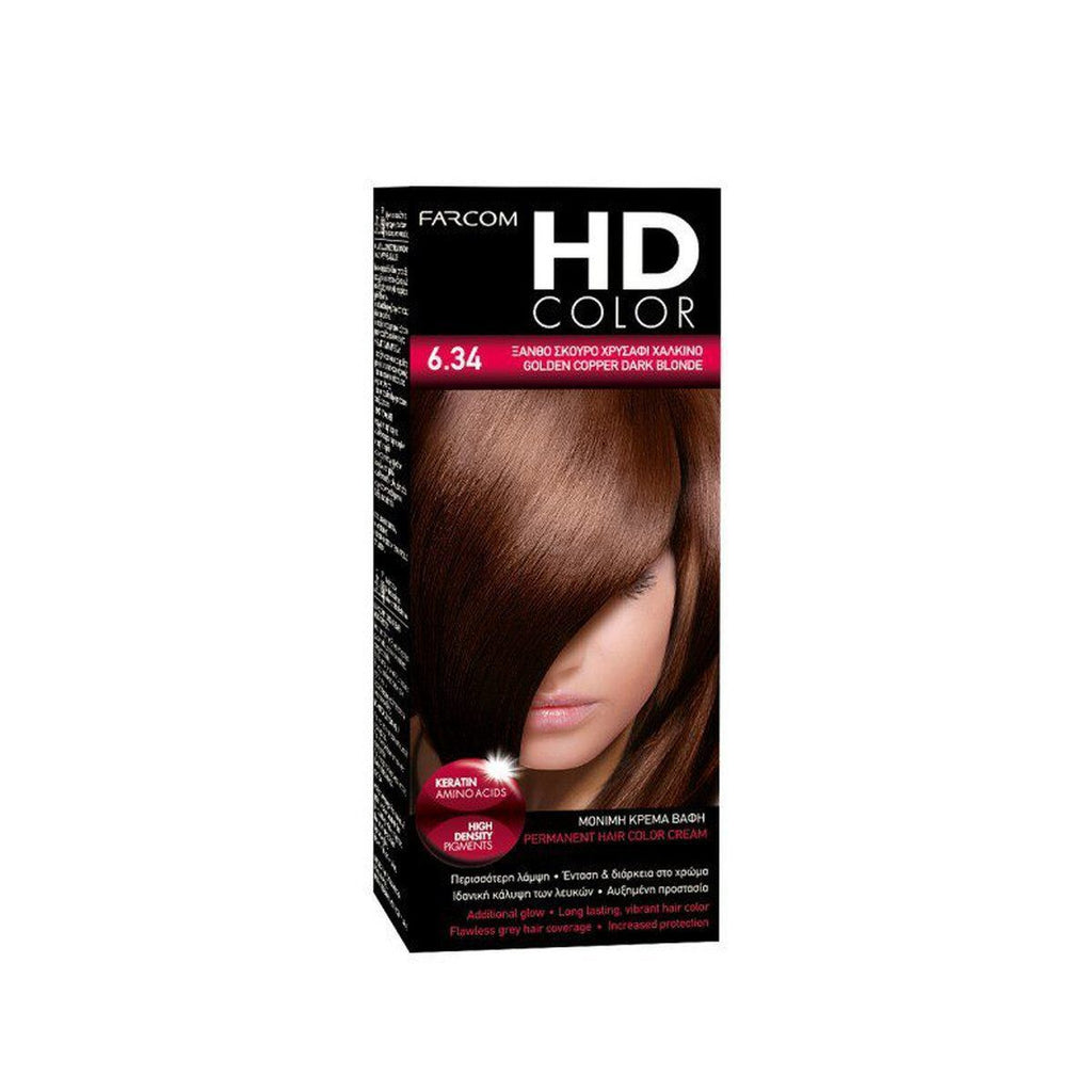 FARCOM HD COLOR ΣΕΤ ΒΑΦΗΣ 60ML 1 BLACK