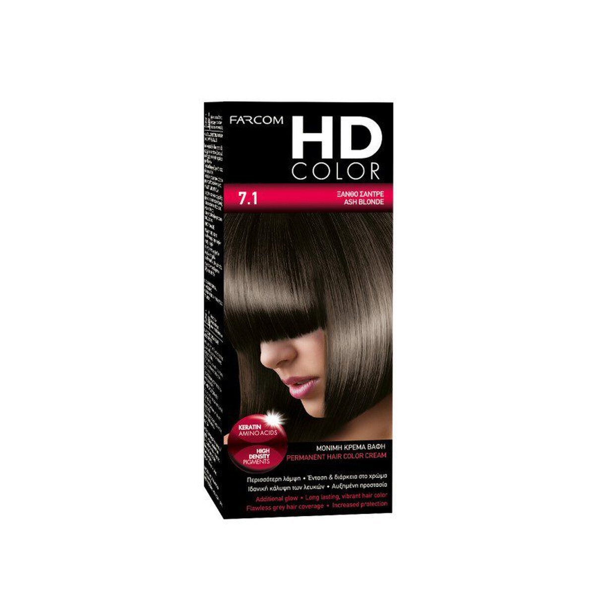 FARCOM HD COLOR ΣΕΤ ΒΑΦΗΣ 60ML 1 BLACK
