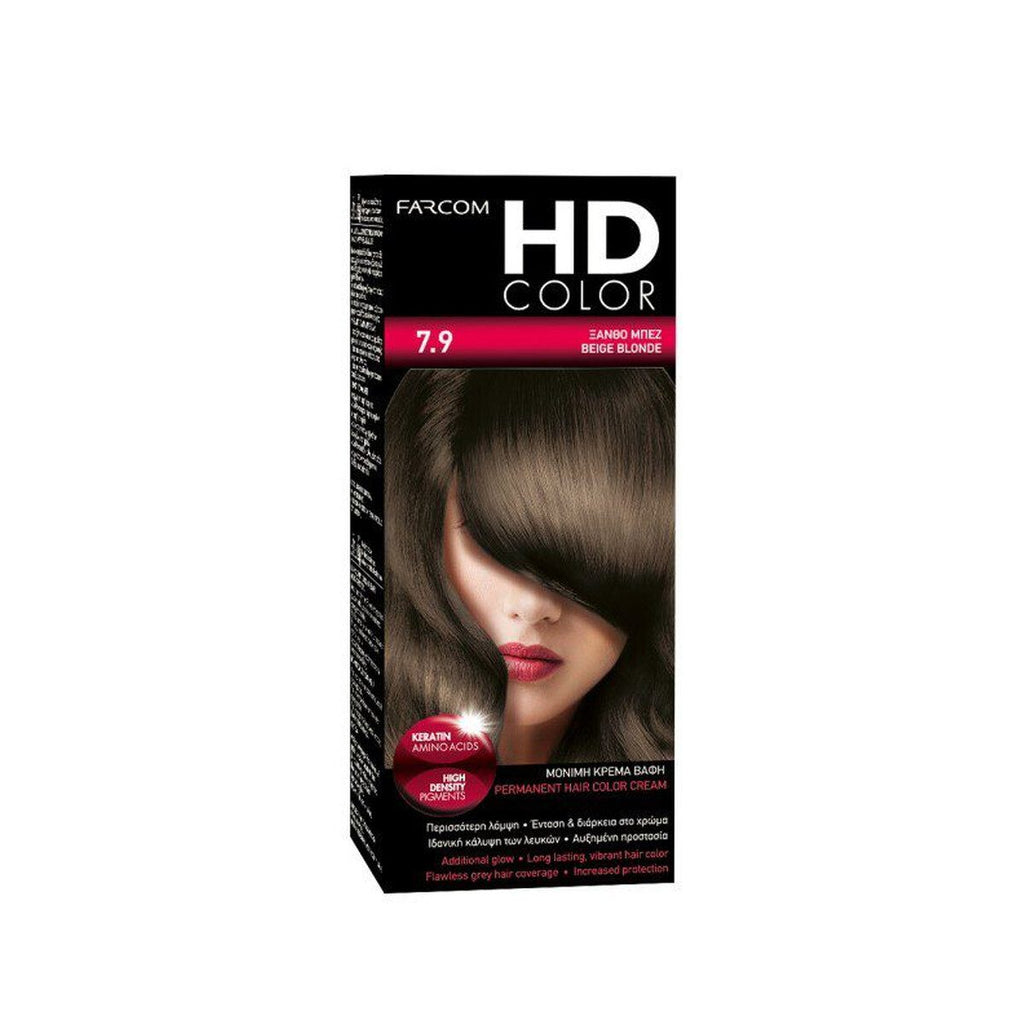 FARCOM HD COLOR ΣΕΤ ΒΑΦΗΣ 60ML 1 BLACK