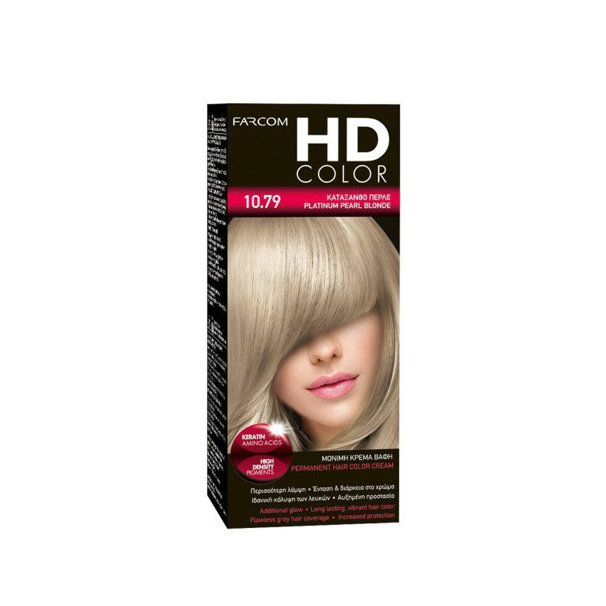 FARCOM HD COLOR ΣΕΤ ΒΑΦΗΣ 60ML 1 BLACK