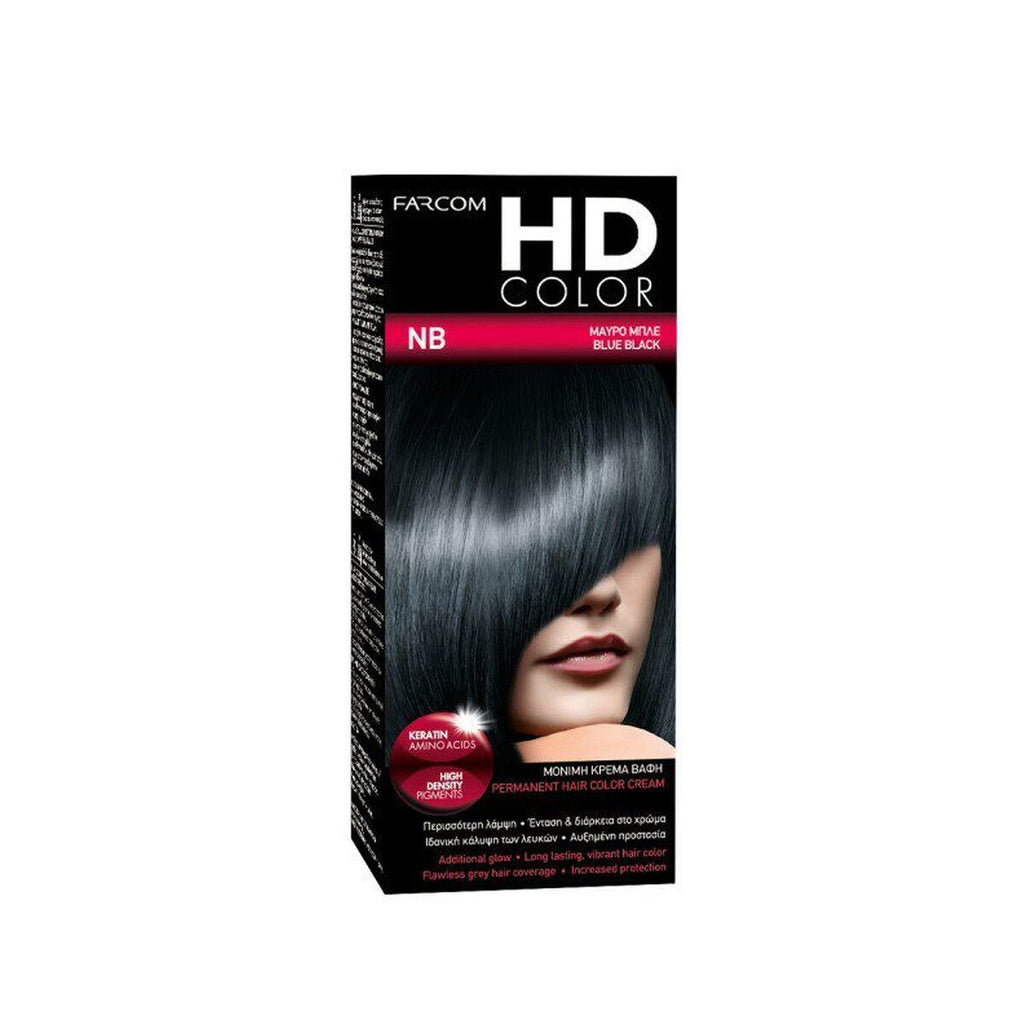 FARCOM HD COLOR ΣΕΤ ΒΑΦΗΣ 60ML 1 BLACK