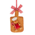 Κρεμαστό Στολίδι Ξύλο Κοπής Gingerbread 6x12εκ.