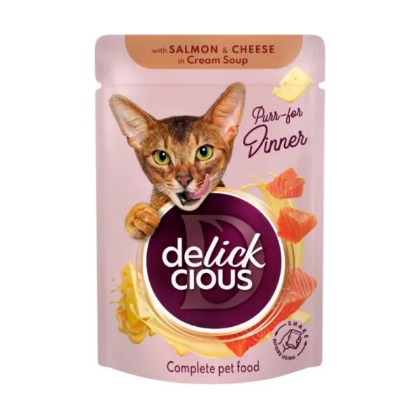 Delickcious Λωρίδες Σολομού Σε Κρεμώδη Σούπα 85gr