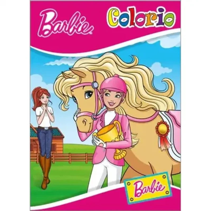Τζιαμπίρης Πυραμιδα -Βιβλίο ζωγραφικής Barbie colorio 4