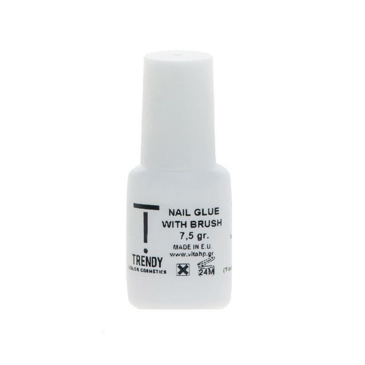 Trendy Κόλλα για Τips με Πινέλο 7,5gr