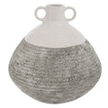 Λευκό Stone Κεραμικό Βάζο 25x25x24εκ.