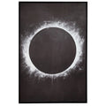 Eclipse Ασημοτυπία σε Τυπωμένο Καμβά με Μαύρη Κορνίζα 83x123εκ.