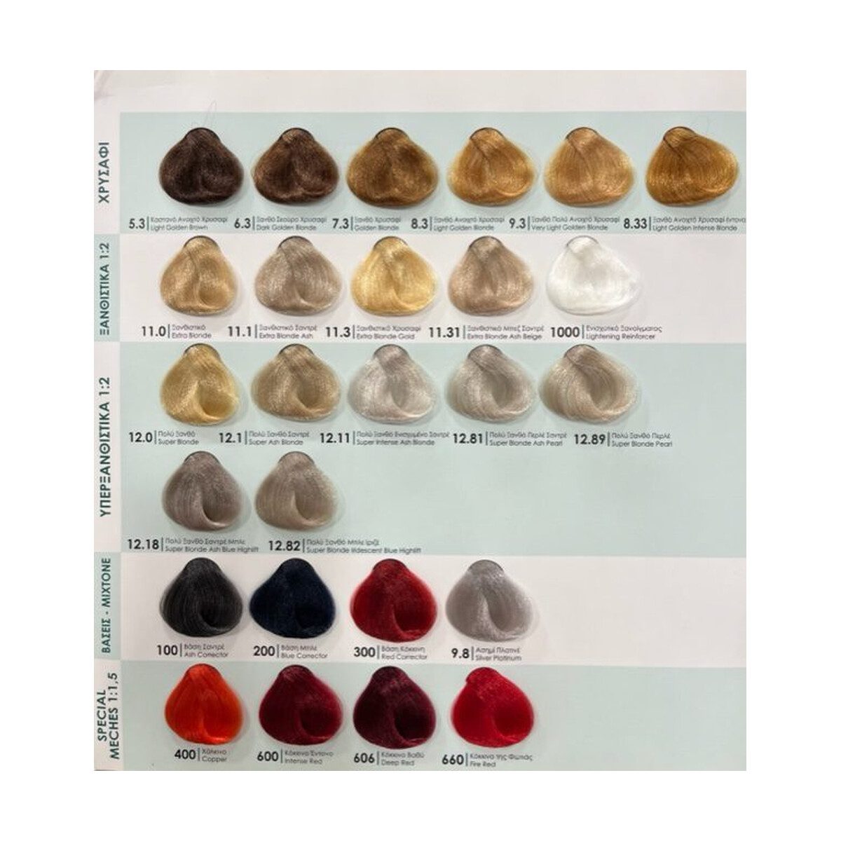 Color Cream Vita Hair Professional 100ml 660 κοκκινο της φωτιας