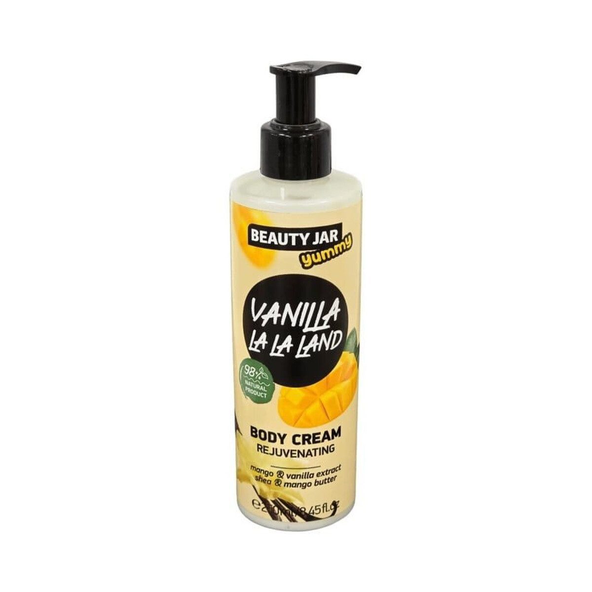 BEAUTY JAR “YUMMY” VANILLA LA LA LAND Rejuvenating Body Cream 250ml