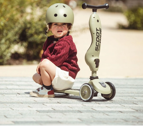 Scoot &amp; Ride Παιδικό Κράνος olive XXS 00007