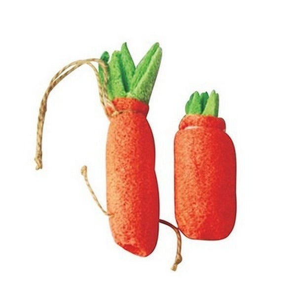 Natural Loofah Carrot Παιχνίδι - Σνακ Τρωκτικών 2 τεμ.