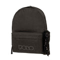 POLO Σχολική τσάντα πλάτης 901235-2101 DOUBLE SCARF 2023 Γκρι Σκούρο