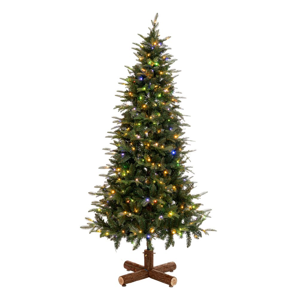 Δέντρο Pre Lit Noble Fir 180εκ. με 250 RGB Led Λευκά &amp; Πολύχρωμα Λαμπάκια