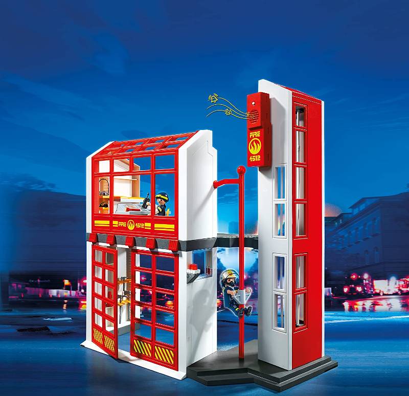 Playmobil Αρχηγείο Πυροσβεστικής Με Σειρήνα 5361