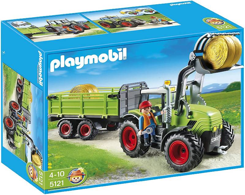 Playmobil Τρακτέρ με ρυμουλκούμενη καρότσα 5121