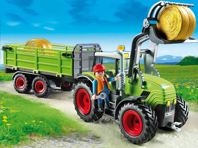 Playmobil Τρακτέρ με ρυμουλκούμενη καρότσα 5121