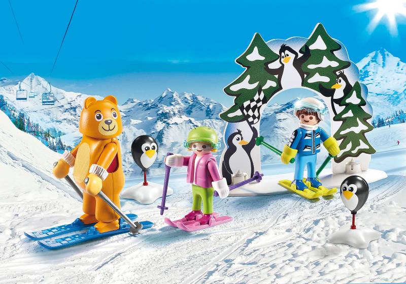 Playmobil Εκπαιδευτής Σκι Με Παιδάκια 9282