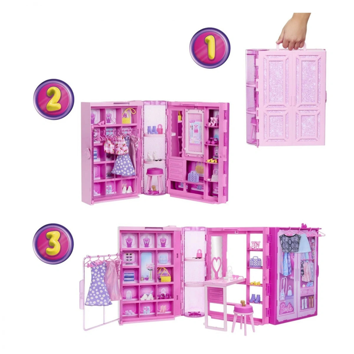MATTEL BARBIE DREAM CLOSET HXD59