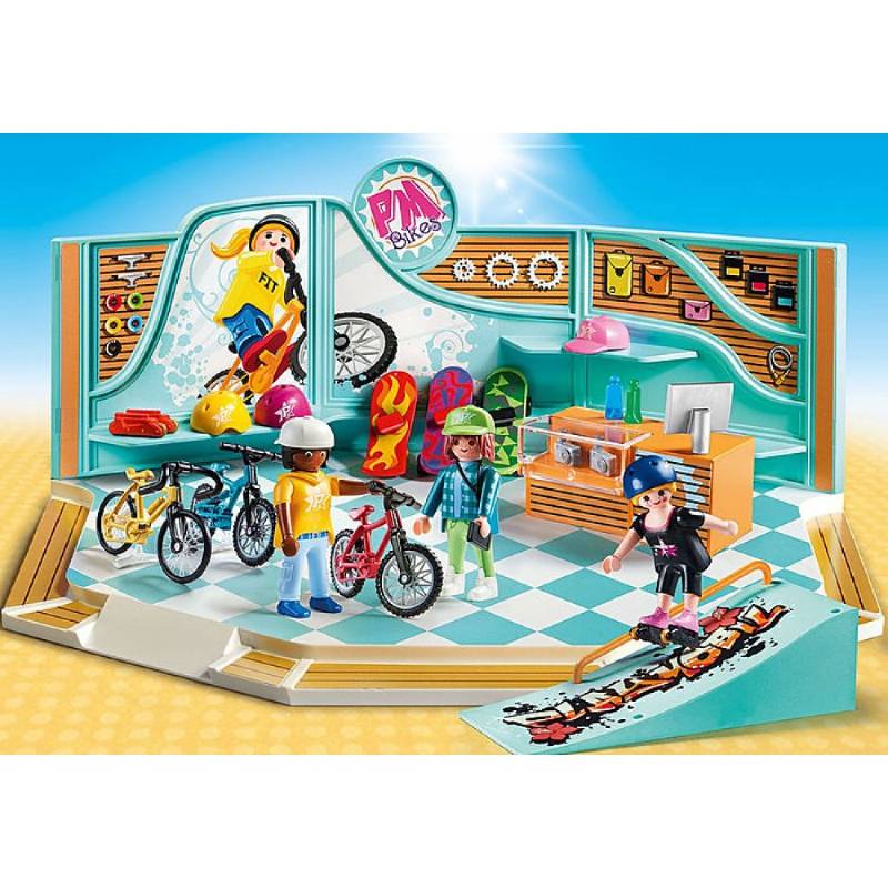 Playmobil Κατάστημα Ποδηλάτων Και Skate – Bike And Skate Shop 9402