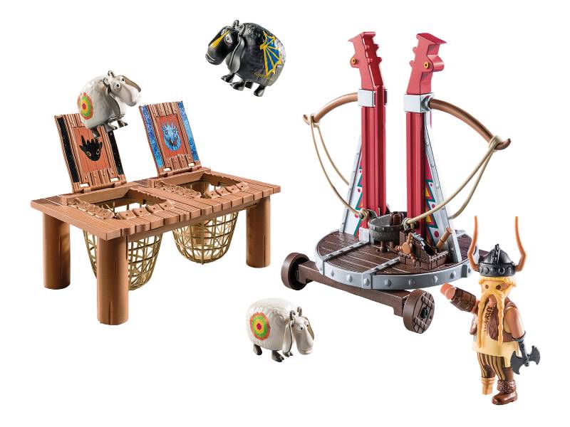 Playmobil Dragons Ο Σκόρδος Με Καταπέλτη Προβάτων 9461