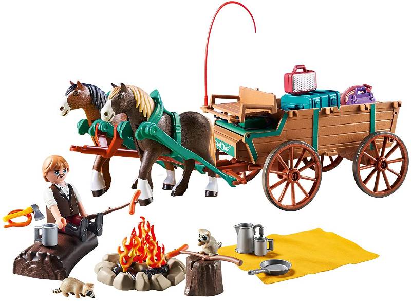Playmobil Spirit Ο Πατέρας Της Lucky Με Την Αμαξά Του 9477