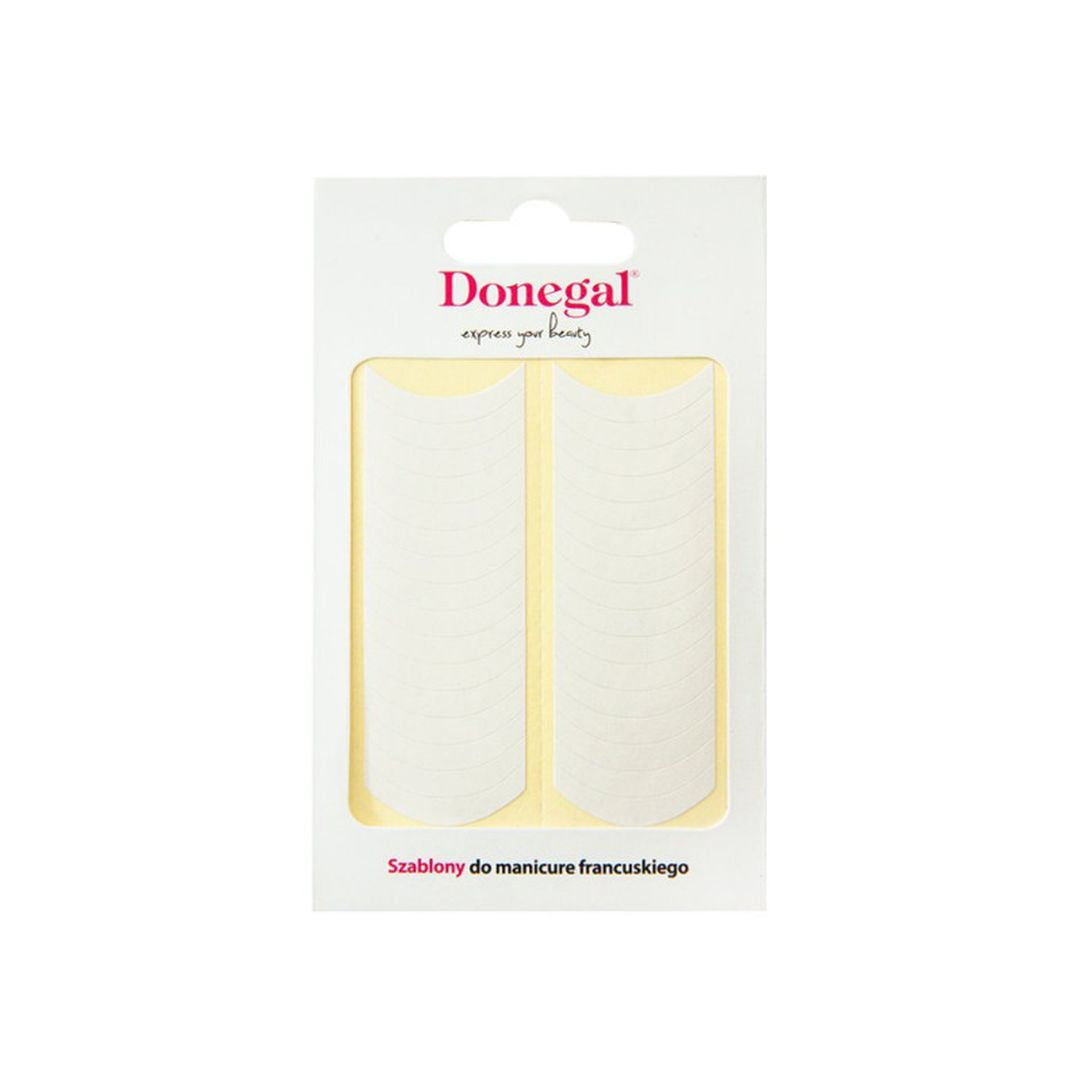 Donegal | French Manicure Stencil Strips (32pcs) | D9577