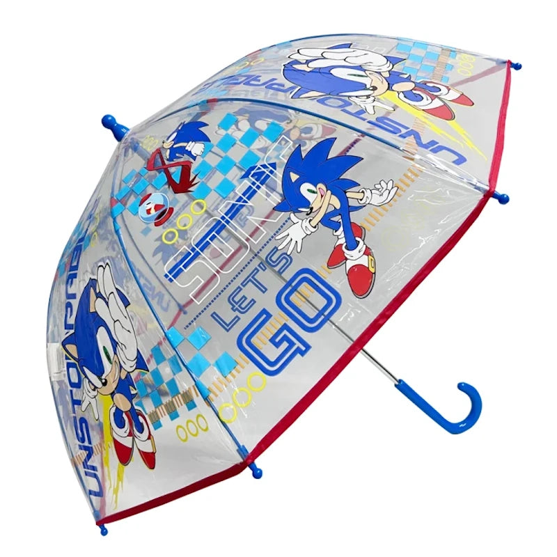 Chanos Παιδική Ομπρέλα Μπαστούνι Sonic με Διάμετρο 45εκ.