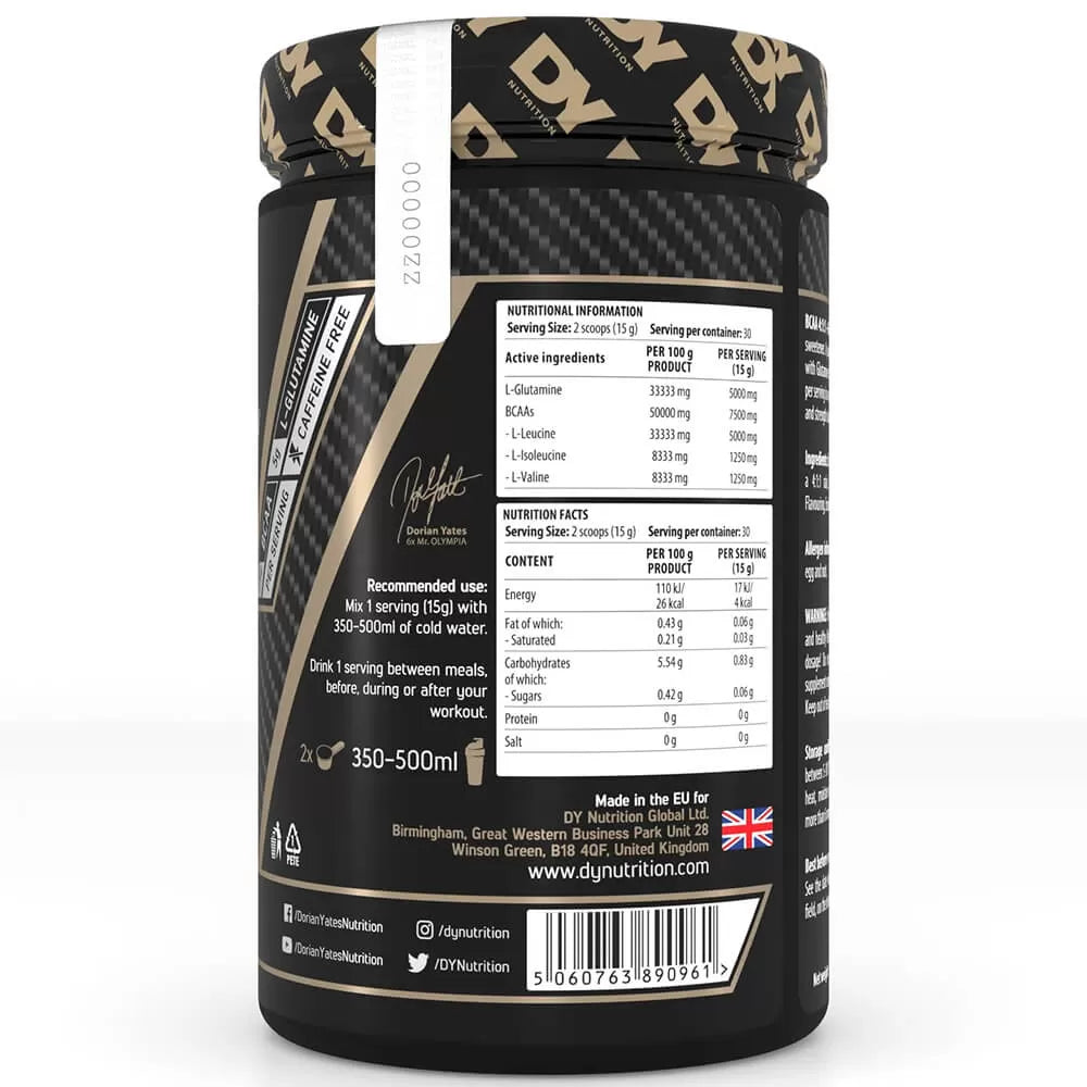 Dorian Yates HIT BCAA 4:1:1 + Glutamine 450gr