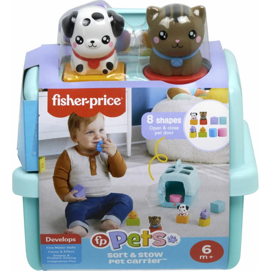 Fisher-Price Βαλιτσάκι Μεταφοράς Με Ζωάκια Και Σχήματα Εκπαιδευτικό Παιχνίδι (HTW93)