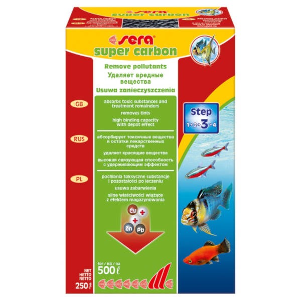 Sera Super Carbon - Άνθρακας Ενυδρείου 250gr