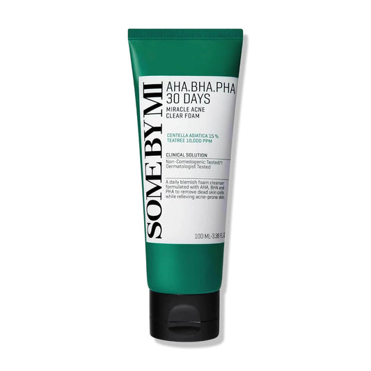 AHA BHA PHA 30 Days Miracle Acne Clear Foam 100ml | Some By Mi