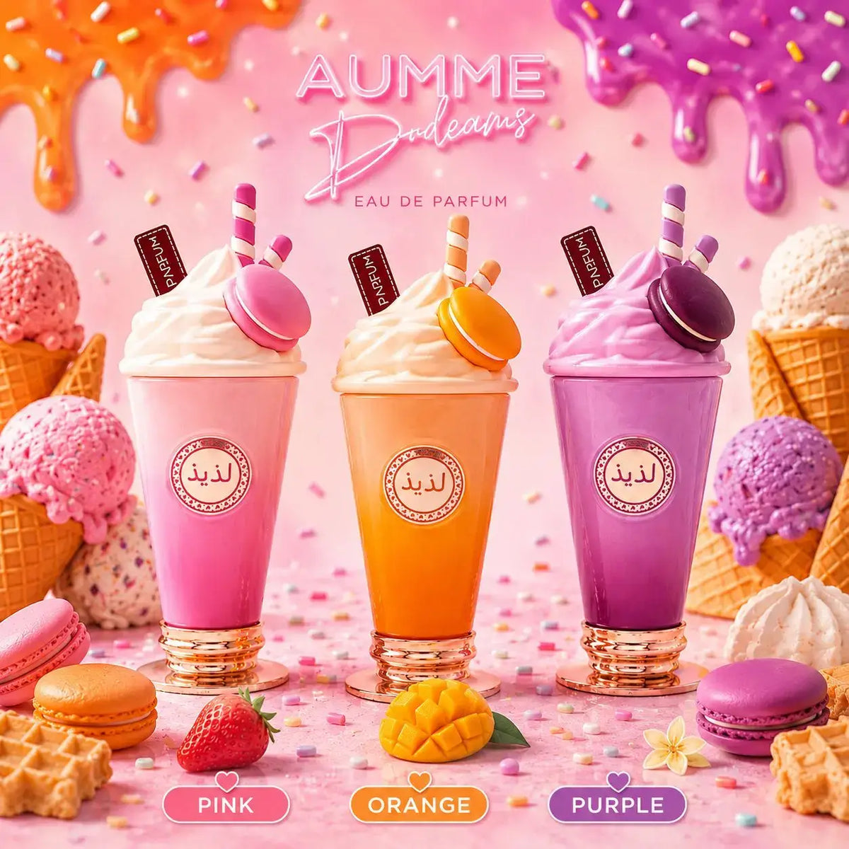 Aumme Delicious Milkshake Eau De Parfum 100ml | Story Of Love