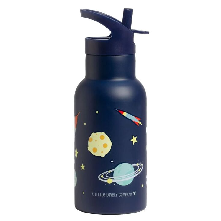 A Little Lovely Company: Μπουκάλι με διπλό τοίχωμα από ανοξείδωτο ατσάλι 350ml Space