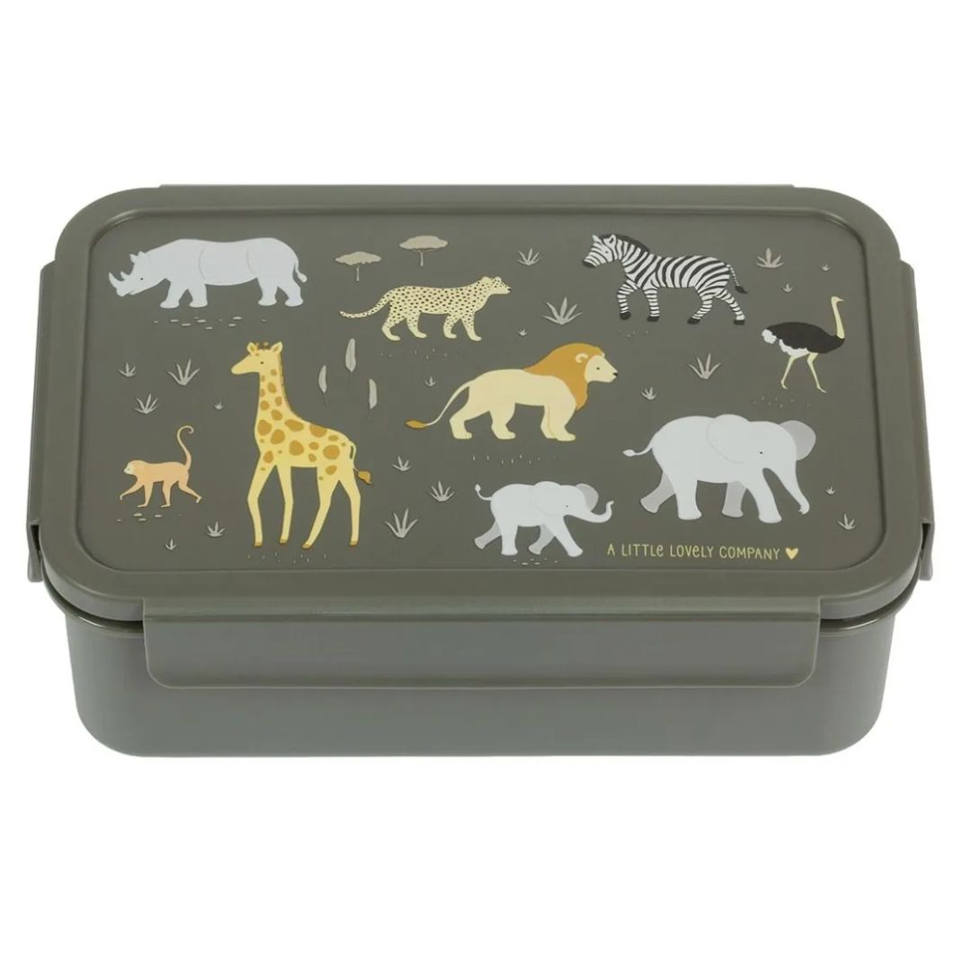 A little lovely company Δοχείο φαγητού Bento Lunch box Savanna BBSAGR65