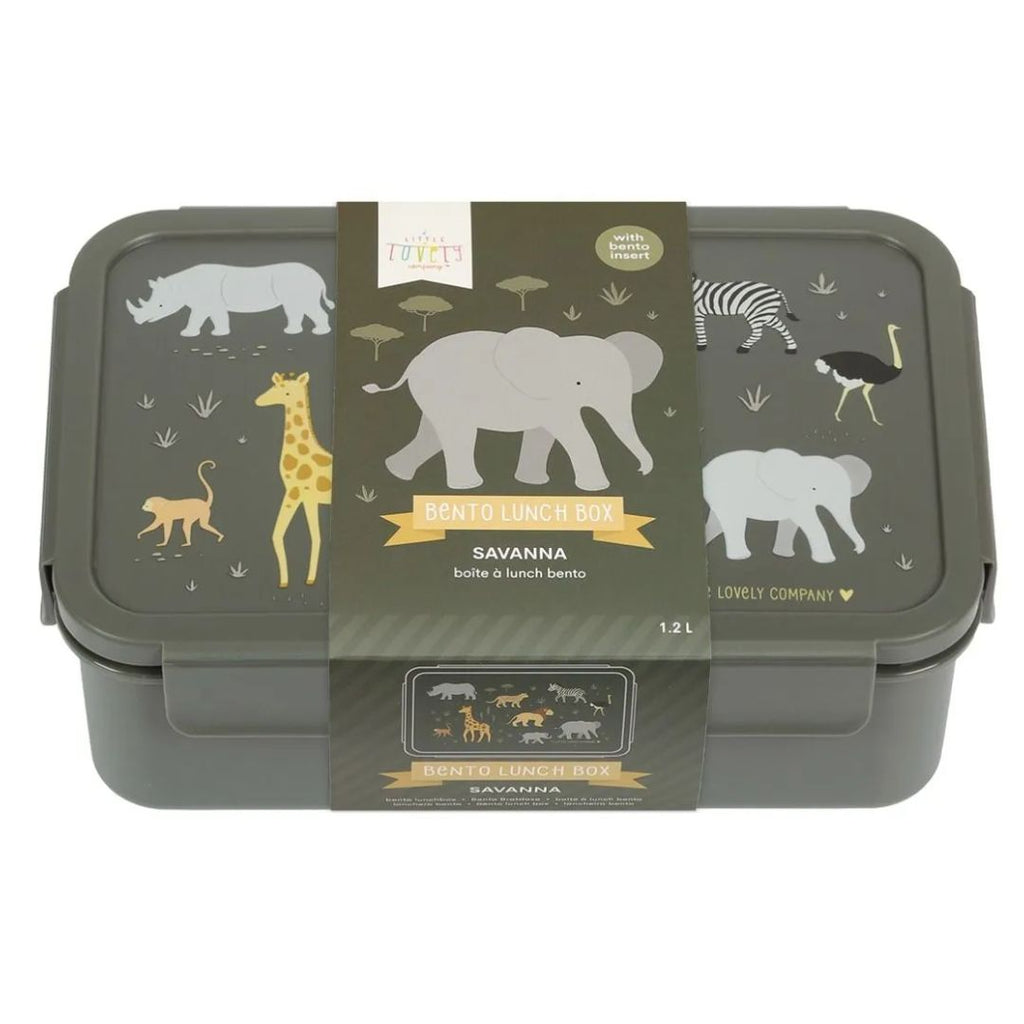 A little lovely company Δοχείο φαγητού Bento Lunch box Savanna BBSAGR65