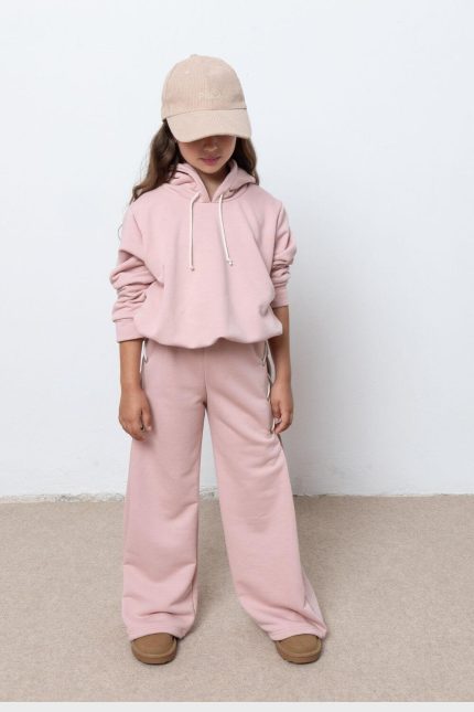 Alice Σετ φούτερ με παντελόνι ροζ