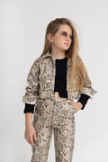 Alice cropped τζάκετ snake